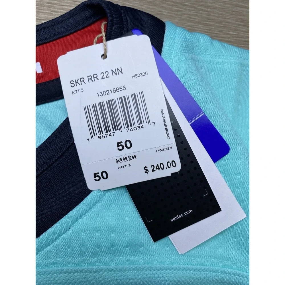 Men's 50 Authentic adidas Seattle Kraken Giordano PRIMEGREEN $240 Jersey H52325‎